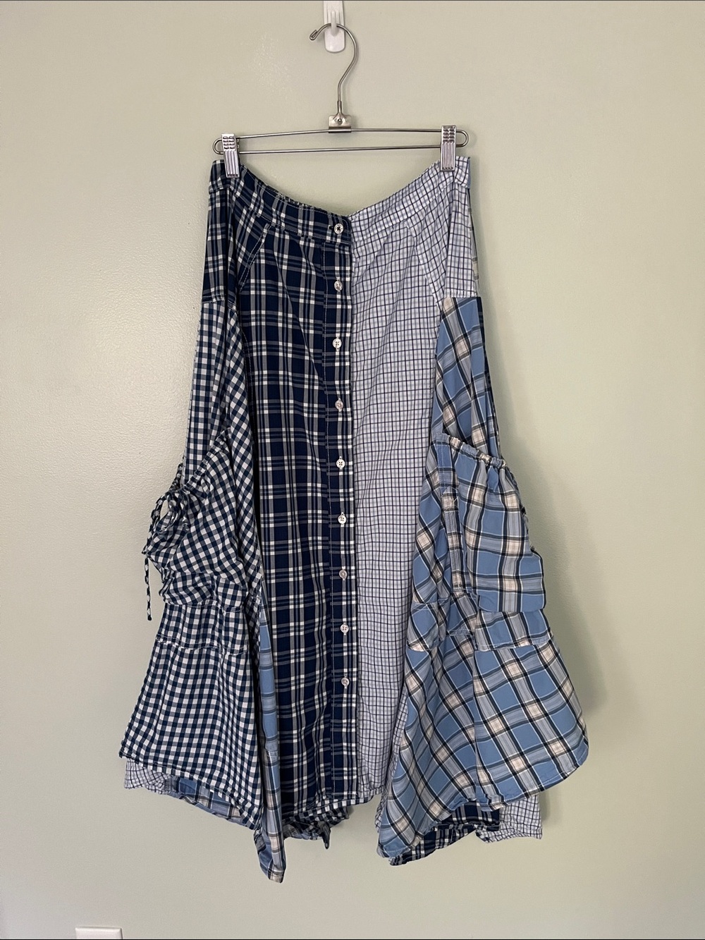 Pilcro Reworked Menswear Midi Skirt - Picture 5 of 11